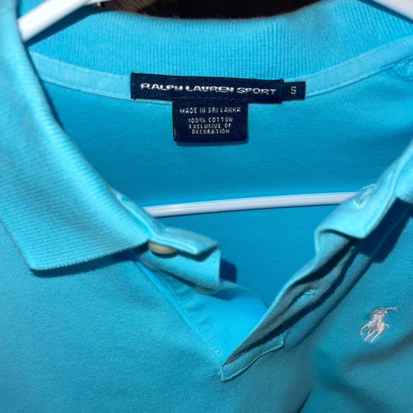 Ralph Lauren Sport collared polo short sleeve Baby Blue , Light Blue - Picture 5 of 5